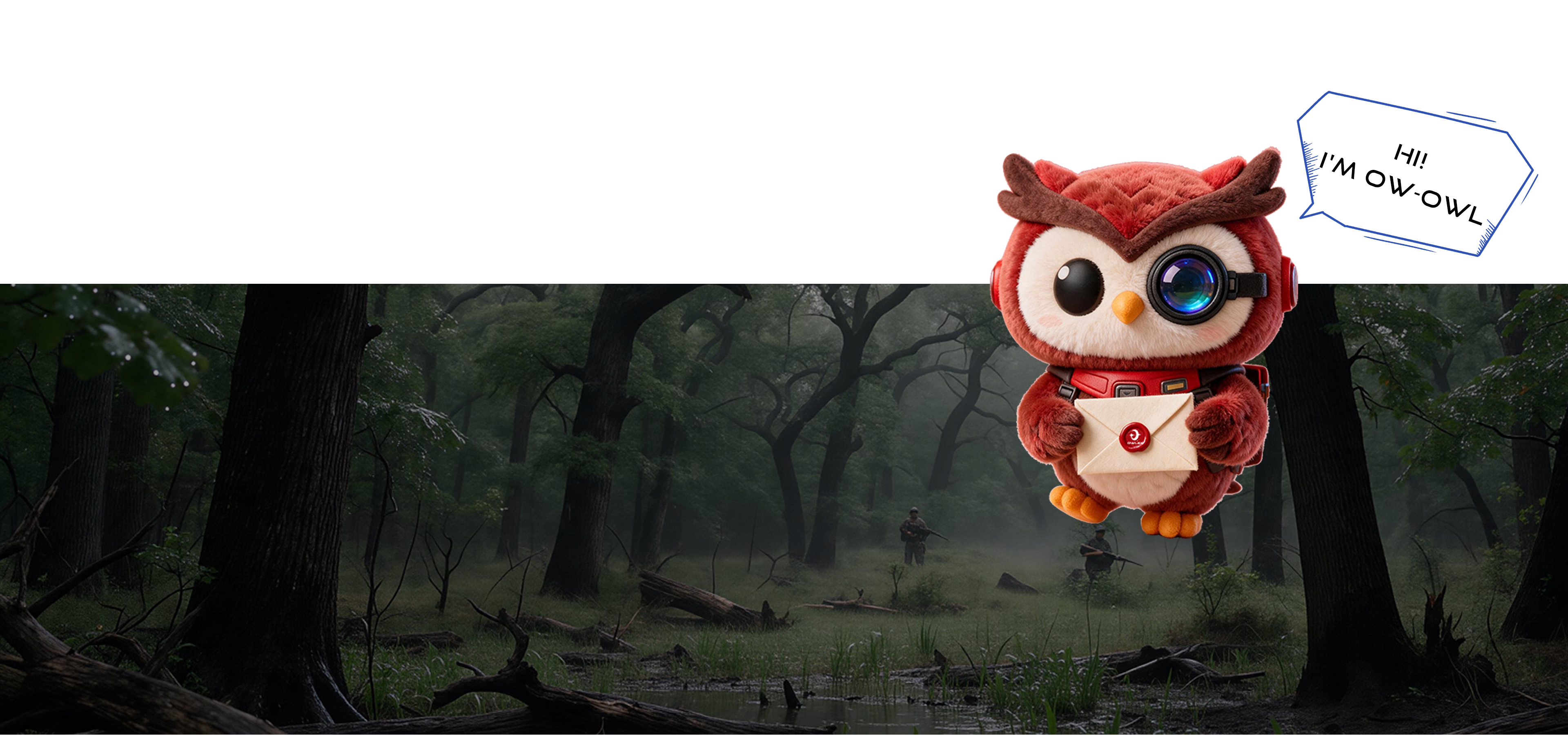 Ow-Owl holding a letter